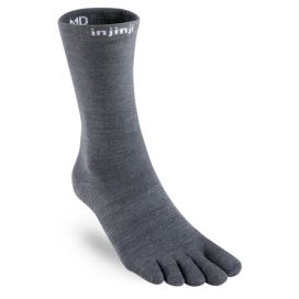 Calcetines de dedos Injinji - Liner NüWool™ Crew - Lana - Grosor medio