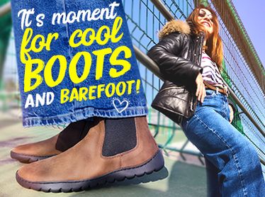 Respectful and elegant barefoot boots